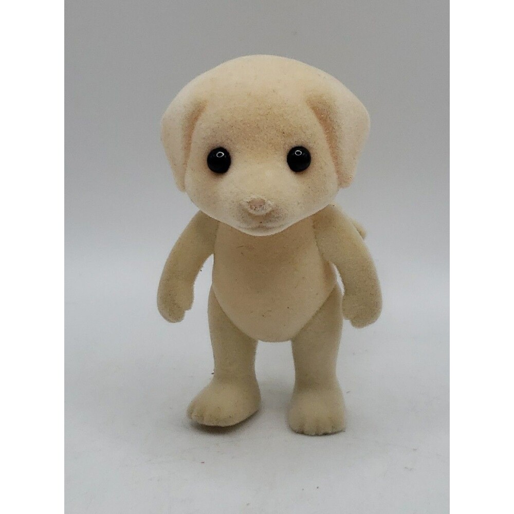 Calico Critters Golden Retriver Yellow Lab Dog Figure With Tail